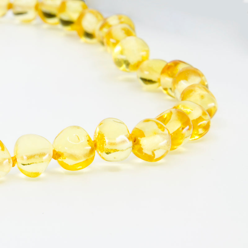 Baltic amber Lemon necklace