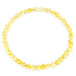 Baltic amber Lemon necklace