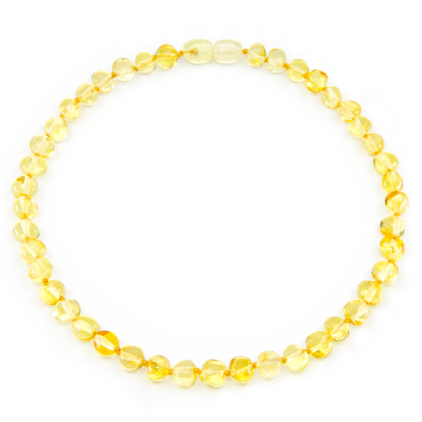 Baltic amber Lemon necklace