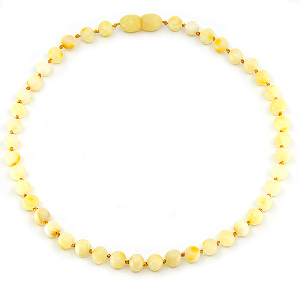 Baltic amber Royal unpolished necklace