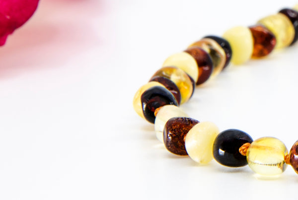 Baltic amber Multi necklace