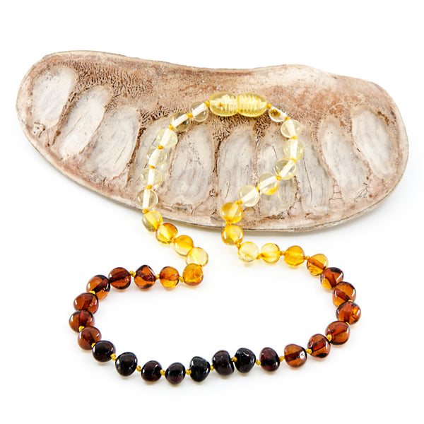 Baltic amber Rainbow necklace
